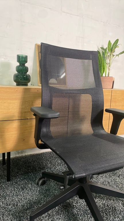 Fauteuil de bureau ICF Una plus Noir - arriere