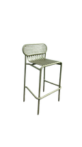 Chaise haute empilable en métal "Green House"