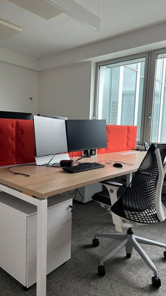 Bureau multiposte avec Top access et Goulotte