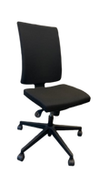 Fauteuil de bureau tissu noir