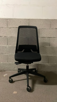 Fauteuil de bureau Interstuhl avec roulettes - face