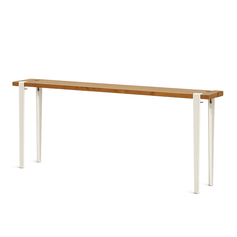 Table haute rectangulaire avec pieds Tiptoe