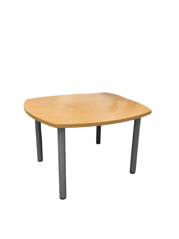 Table polyvalente 110x110 brun-rouge