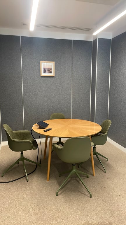 Table ronde 120x120 chêne - dessous