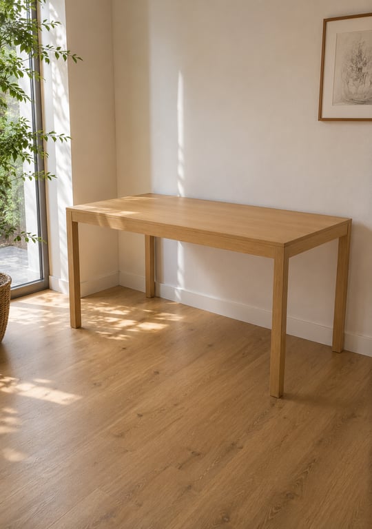 Table de réunion en bois mélaminé