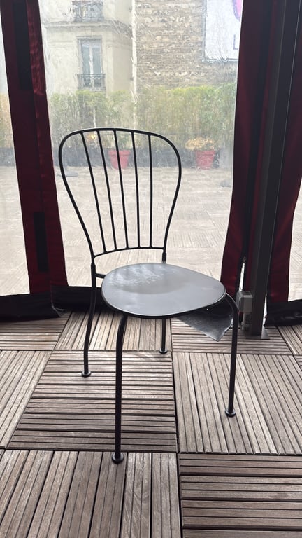 Chaise de cafétéria IKEA Lacko Noir - 3-4