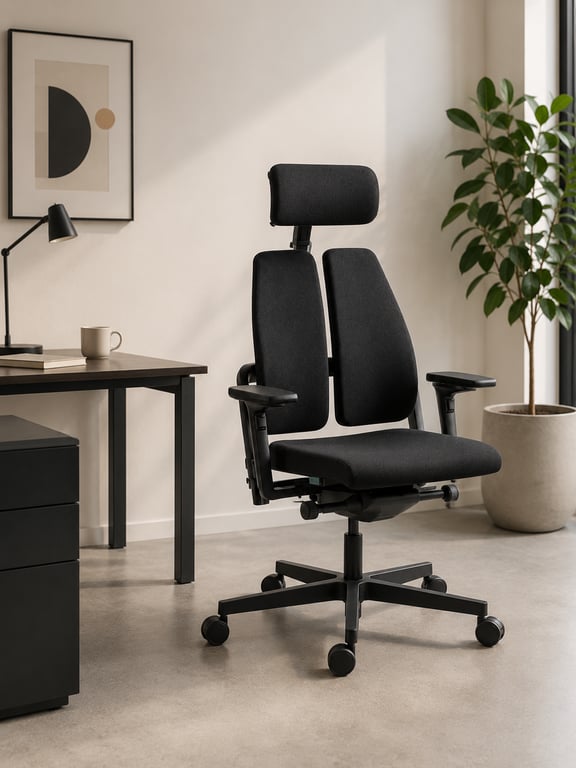 Fauteuil de bureau Maxi Bureau Xavier Noir