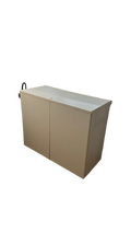 Armoire basse blanche