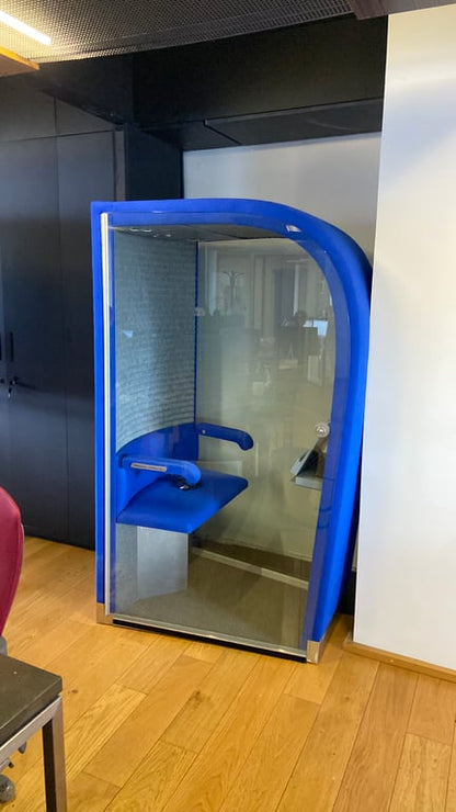 Cabine acoustique 1 personne avec strapontin