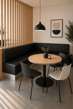 Banc en Cuir et Métal