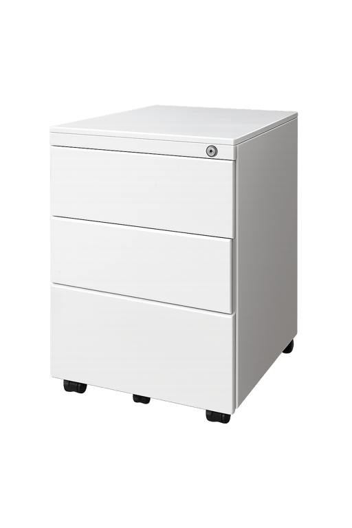 Caisson 3 tiroirs blanc