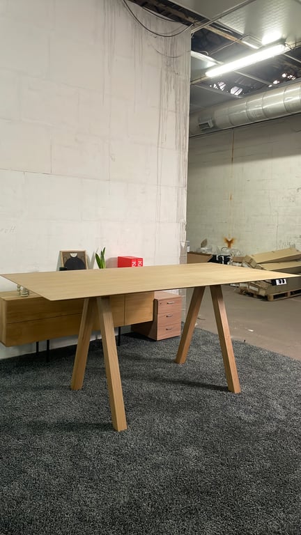 Table haute rectangulaire 240x120 Viccarbe - Trestle
