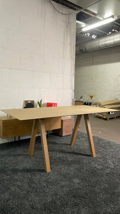 Table haute rectangulaire 240x120 Viccarbe - Trestle