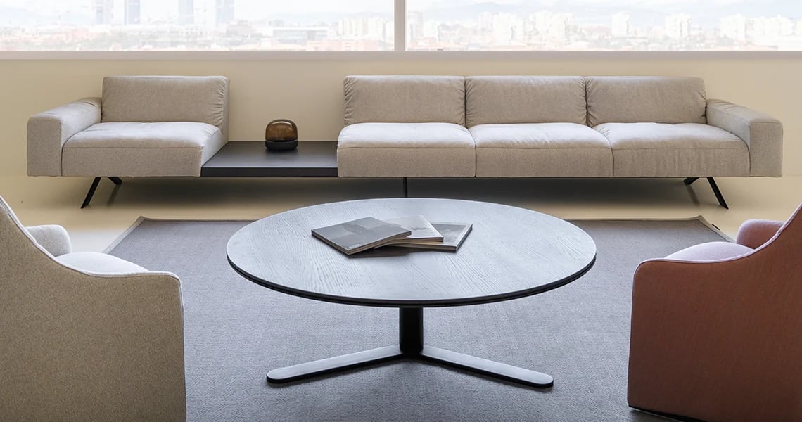 Table basse ronde Aspa 40 - Viccarbe - Ø 120 cm