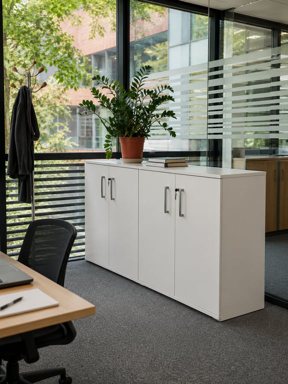 Armoire basse 3 étagères