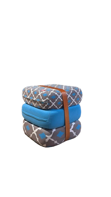 Pouf Fatboy Babuschka motifs géométriques