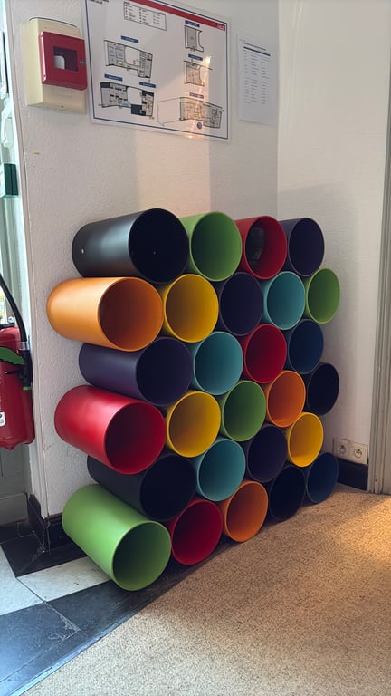 Casier de Rangement en Plastique sans Roulettes, 27 Compartiments - 3-4