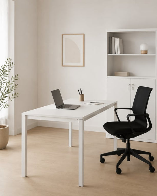 Bureau droit simple 140x80