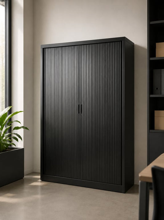 Armoire haute à portes coulissantes