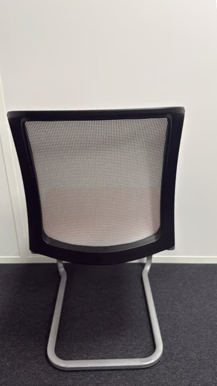Chaise de réunion Steelcase résille rouge