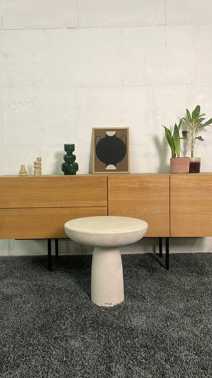 Table basse ovale béton Mogg - Olo Concrete