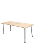 Table de réunion 195x110 Chêne clair