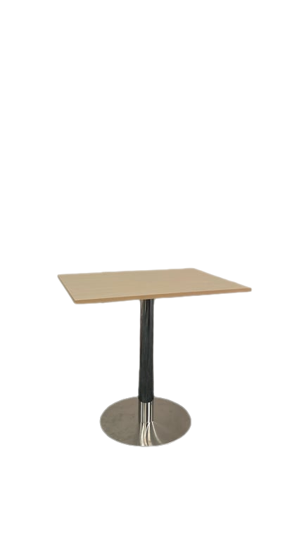 Table de cafétéria rectangulaire 80x60cm - 3-4