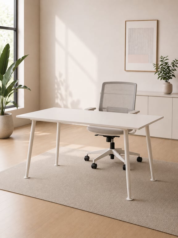 Bureau droit 160x78 Herman Miller - Modèle 160