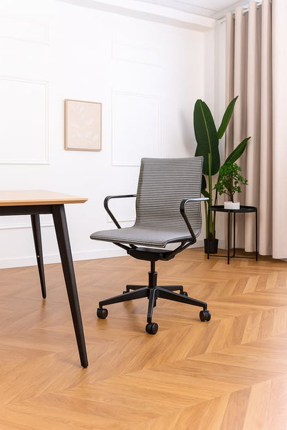 Fauteuil de bureau ergonomique avec roulettes et dossier résille