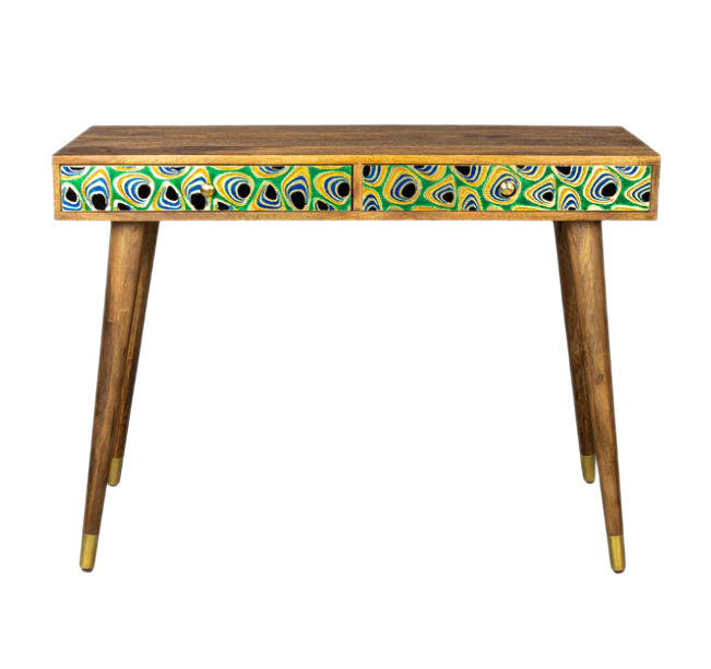 Table basse rectangulaire Dutch Bone Meena en bois