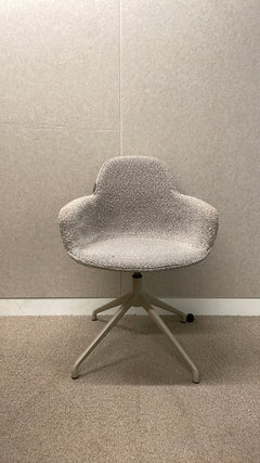 Chaise de réunion Zuiver Albert Kuip Grise - face