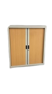 Armoire basse en métal et plastique