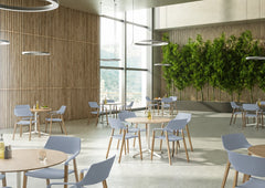 Chaise de cafétéria Brunner Halm - avec accoudoirs