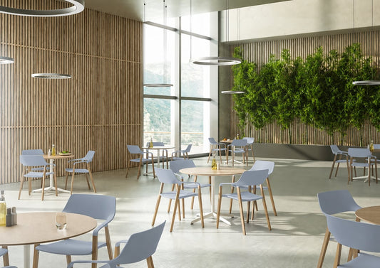 Chaise de cafétéria Brunner Halm - avec accoudoirs