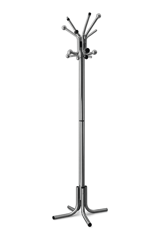 Porte-manteaux métallique chromé