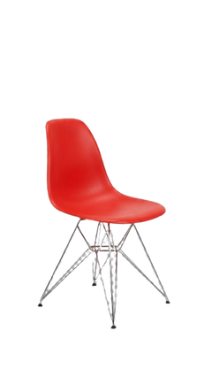 Chaise Vitra Eames Plastic Side Chair Rouge