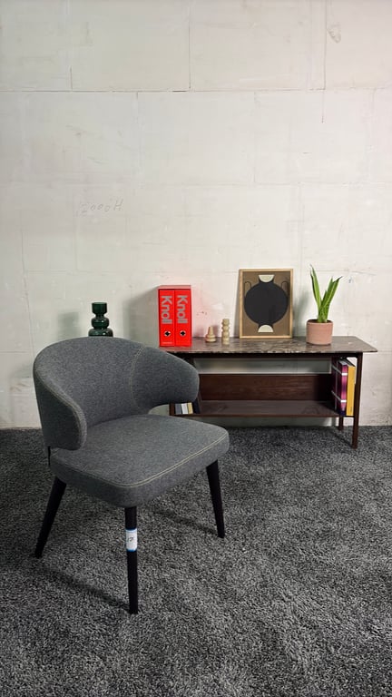 Fauteuil Minotti Aston Dining Gris - ambiance