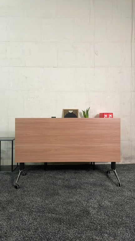 Table rectangulaire 160x67 Actiu - Rabattable - face