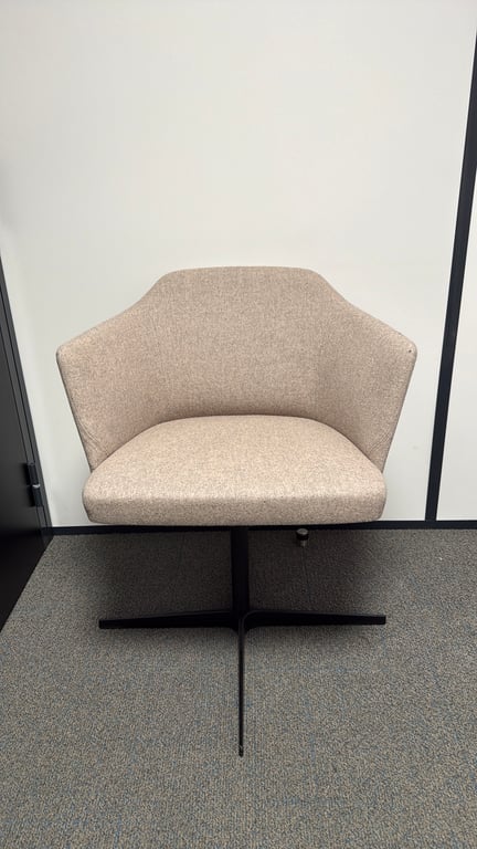 Chaise de réunion Crassevig Crème - 3-4
