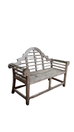 Banc en Bois Gris Clair - 3-4