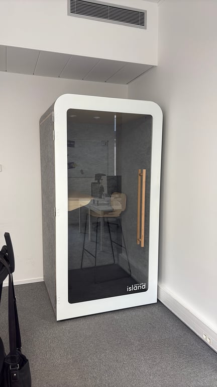 Cabine acoustique 1 place Work with Island Solo - 3-4