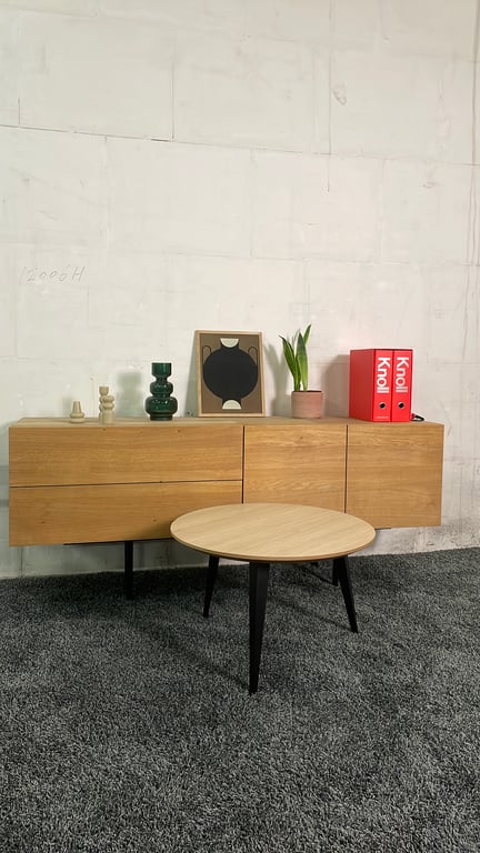 Table basse ronde 70cm Ondarreta - BOB 75 - face