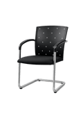 Chaise de réunion Konig + Neurath Noire
