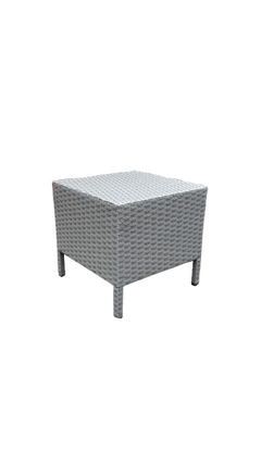 Table d'extérieur rectangulaire 36x36 Plastique gris - 3-4