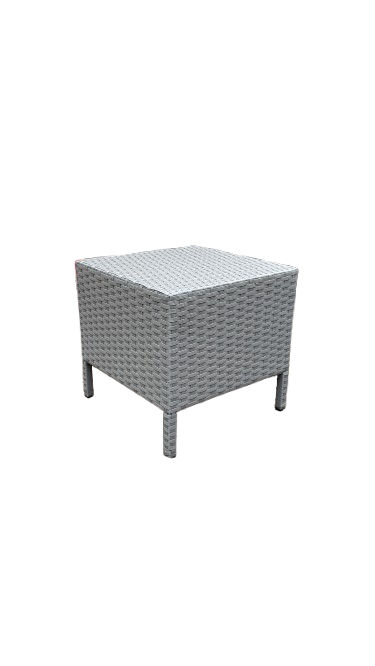 Table d'extérieur rectangulaire 36x36 Plastique gris
