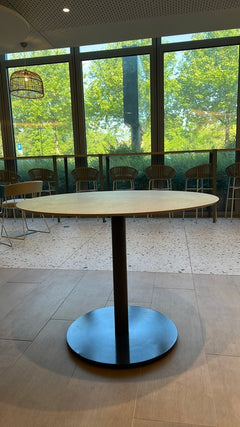 Table inox 3 pers rond - Pedrali