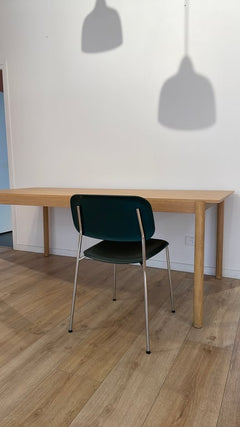 Table de réunion rectangulaire en bois