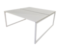 Bureau multiposte 160x160cm Blanc