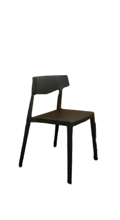 Chaise de cafétéria Actiu Wing Noir