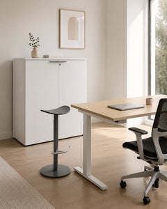 Tabouret Enea design Gris